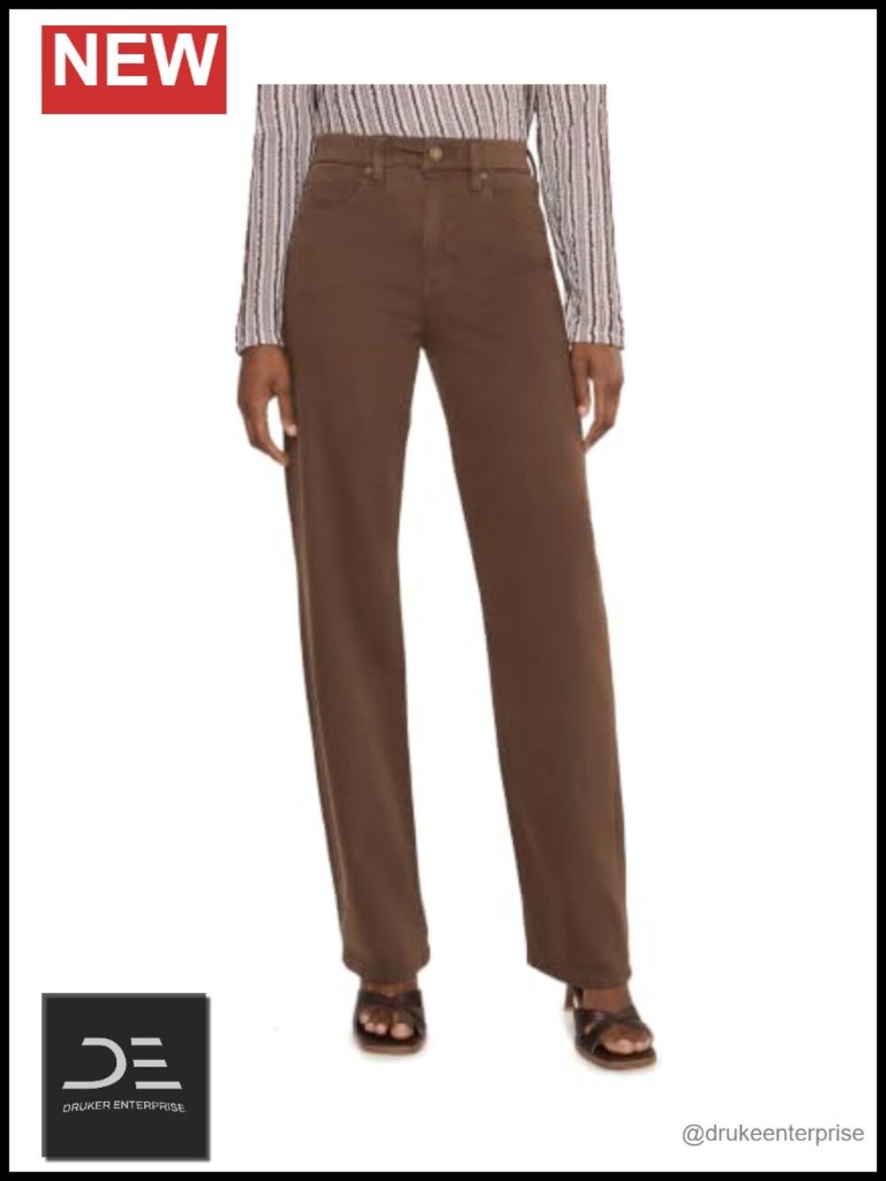 Mid-Rise Kennedy Comfort Waist Straight Jeans
